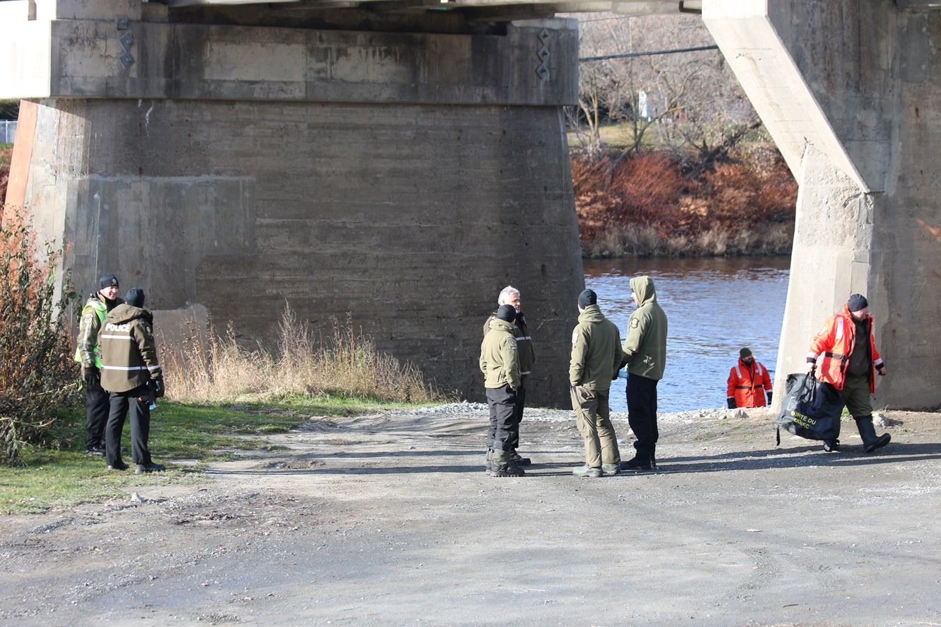 Photoreportage de l'opération de recherche à Vallée-Jonction