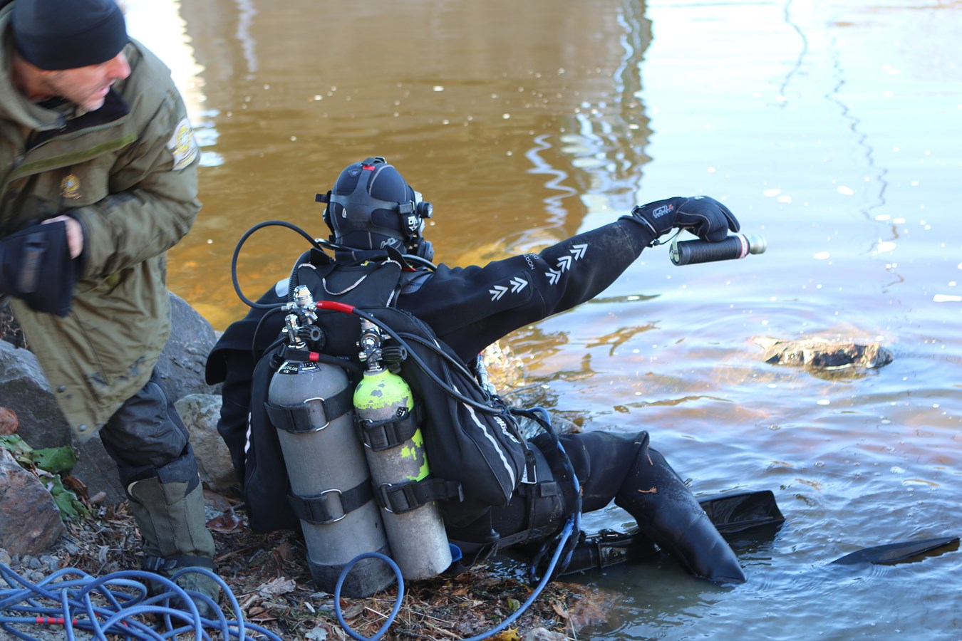 Photoreportage de l'opération de recherche à Vallée-Jonction