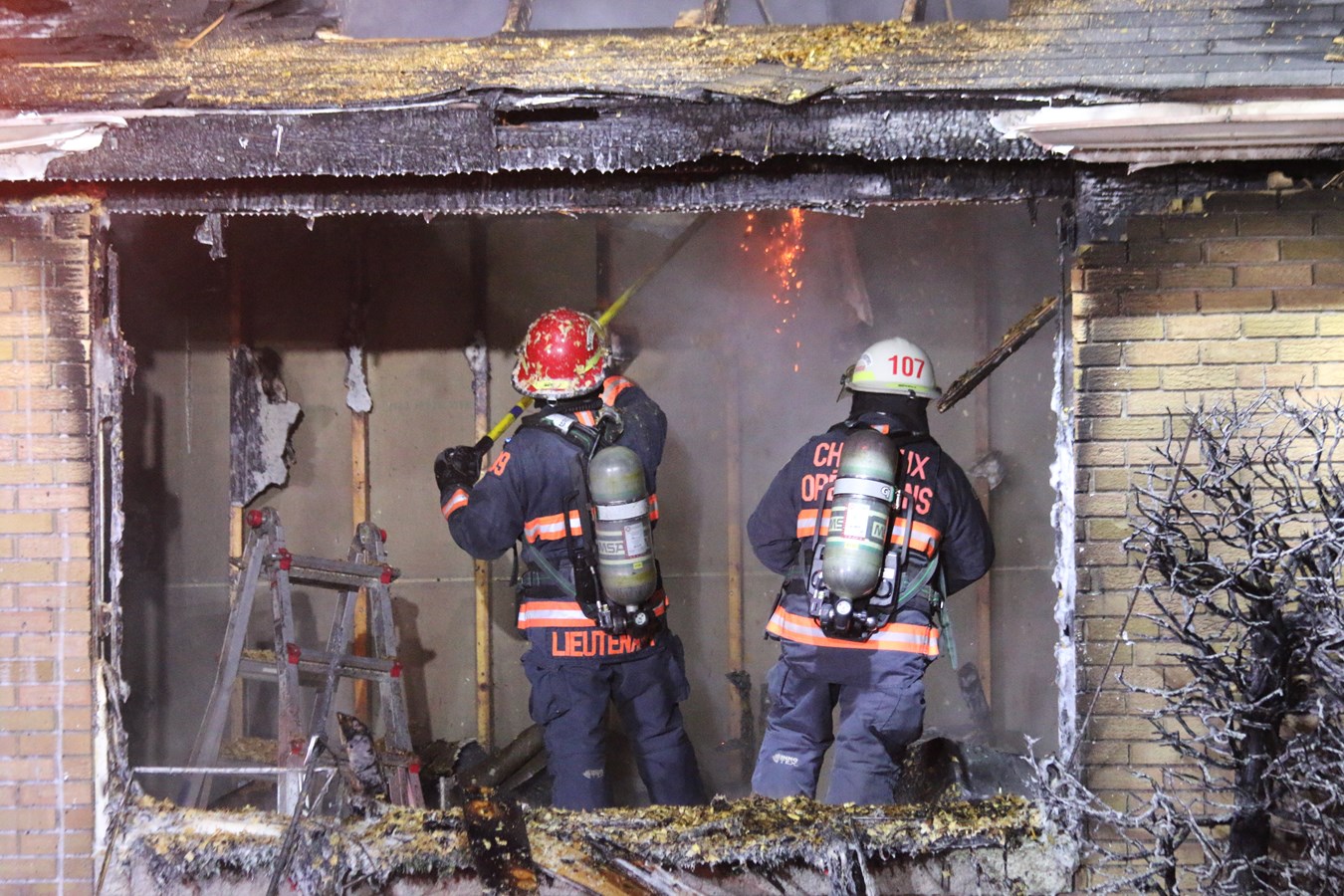 Les dommages sont considérables pour la résidence qui a pris feu hier soir