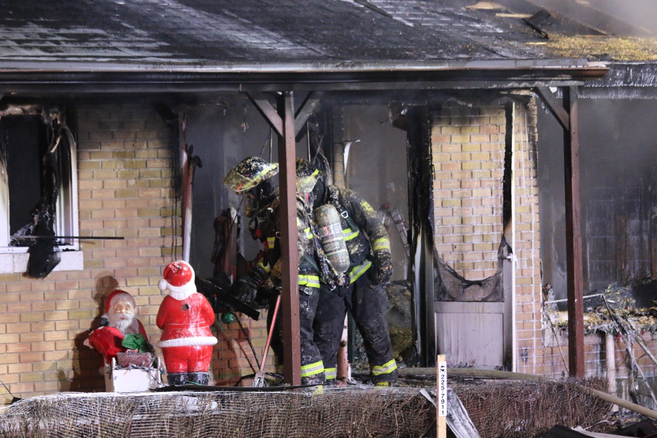 Les dommages sont considérables pour la résidence qui a pris feu hier soir