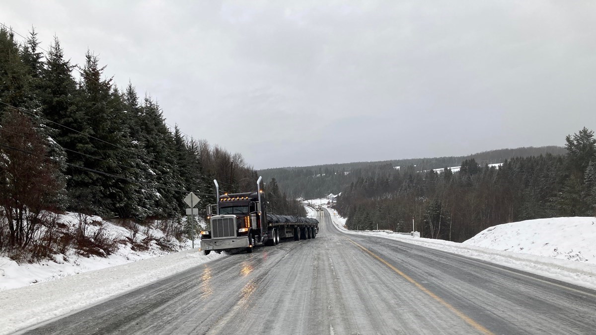 Tempête : la Route 204 fermée depuis ce matin
