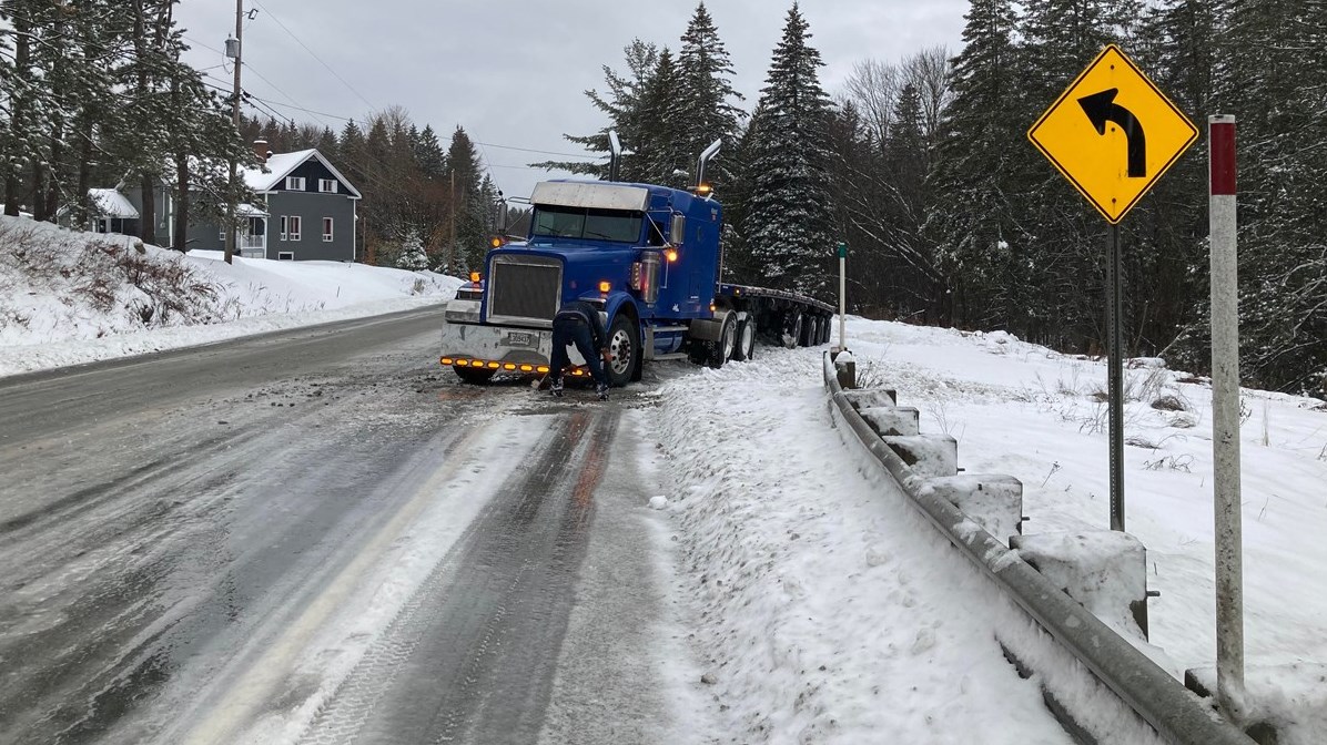 Tempête : la Route 204 fermée depuis ce matin