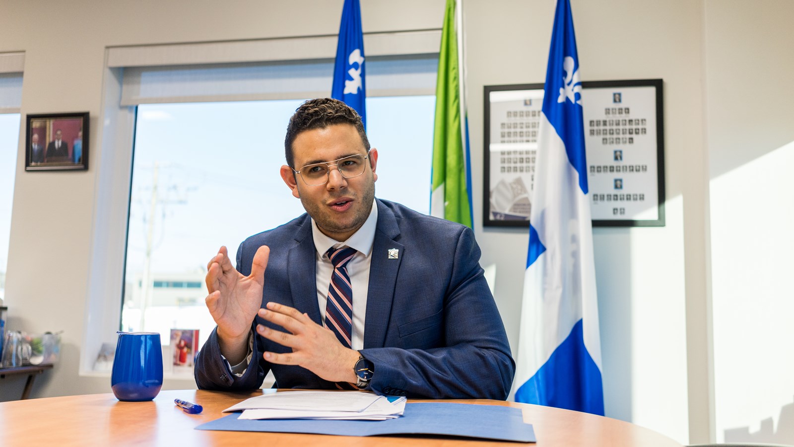 Samuel Poulin, député de Beauce-Sud