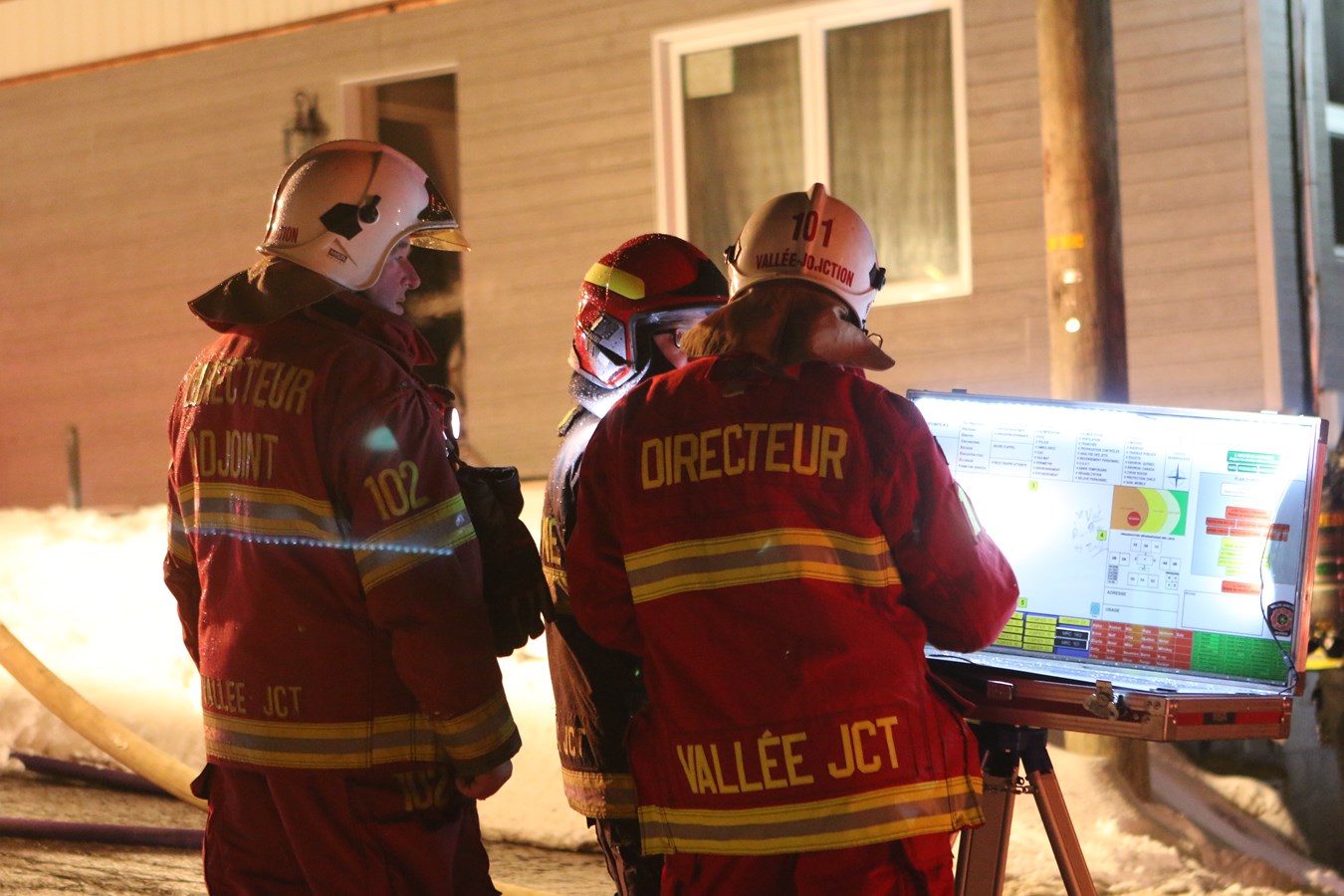 Une résidence victime d'un incendie à Vallée-Jonction