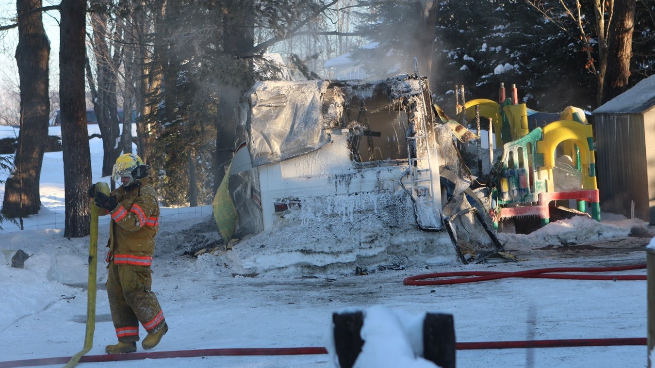 Feu de camper
