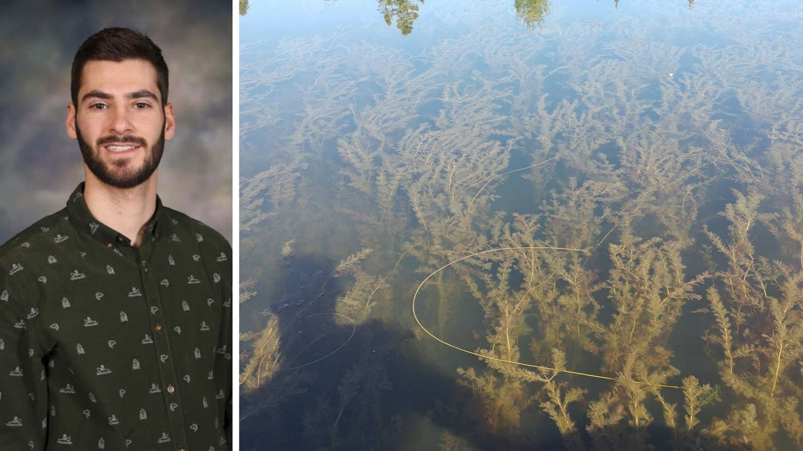 Vincent Gagné se bat contre les plantes envahissantes dans les lacs
