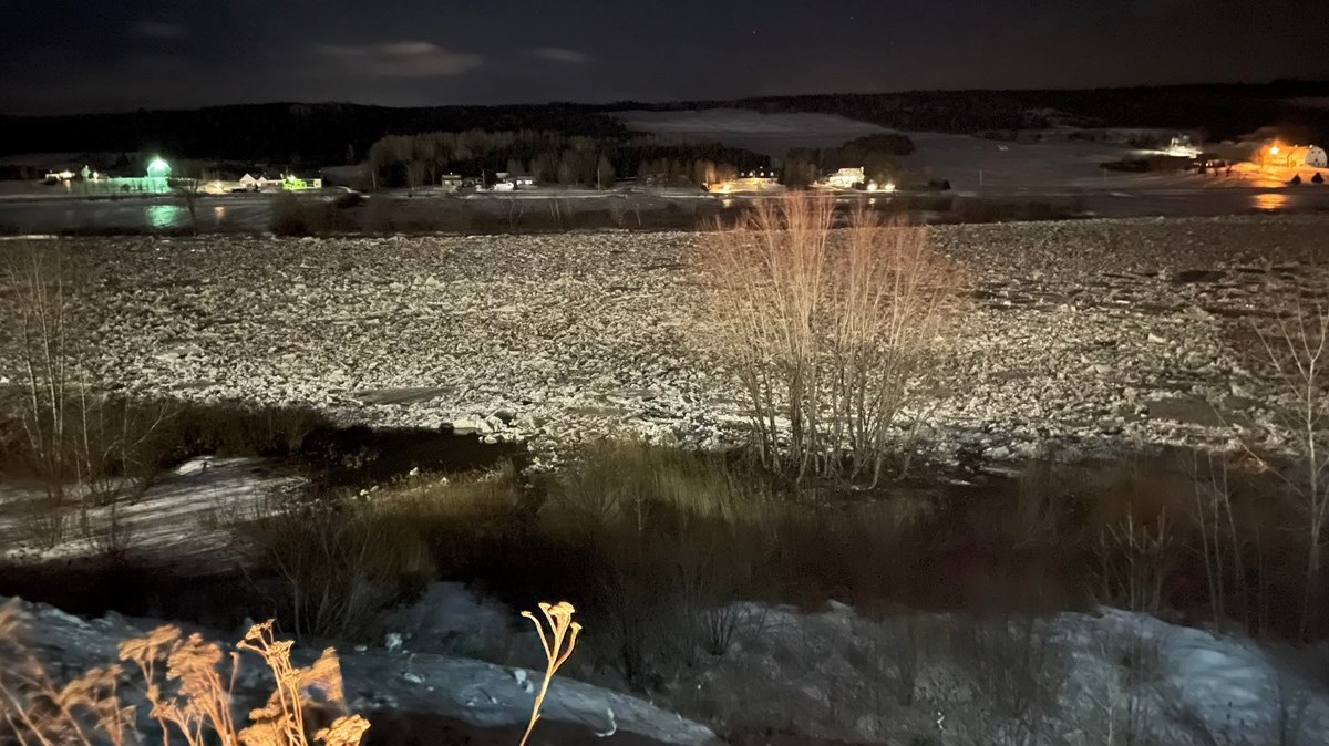 Les glaces commencent à bouger à Saint-Georges
