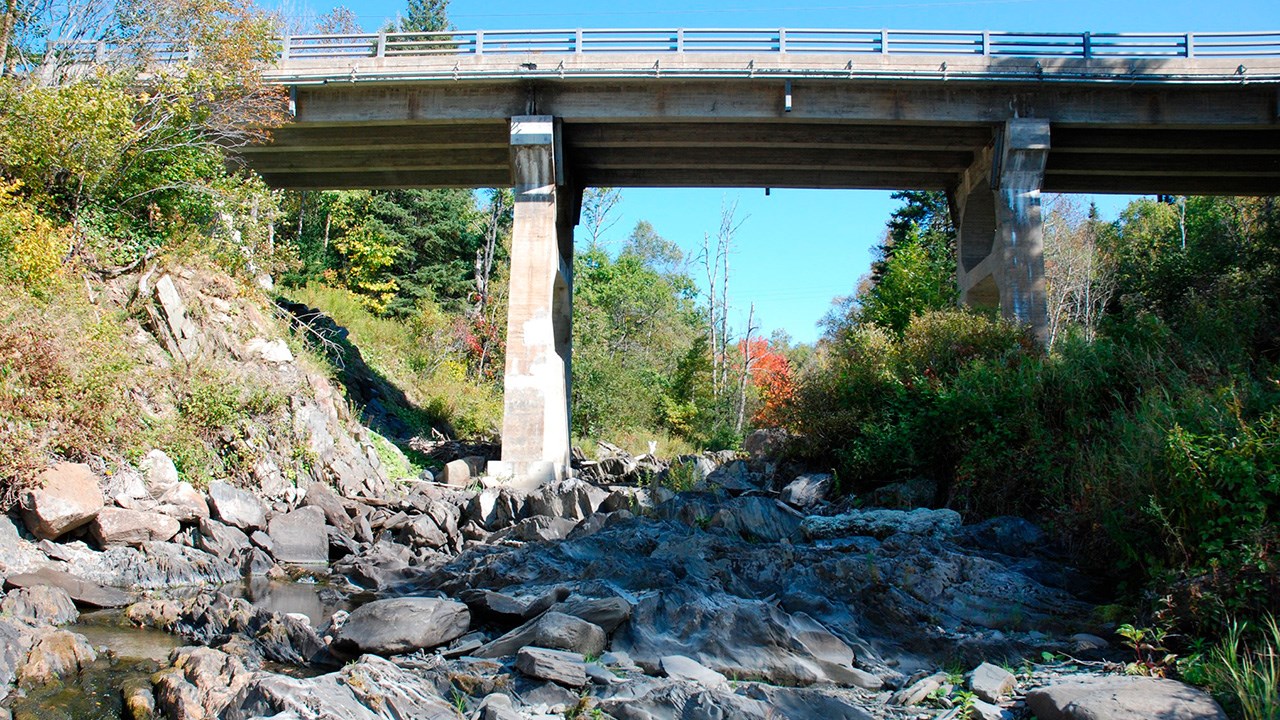 Le ruisseau Stafford près du Grand Sault de la Chaudière