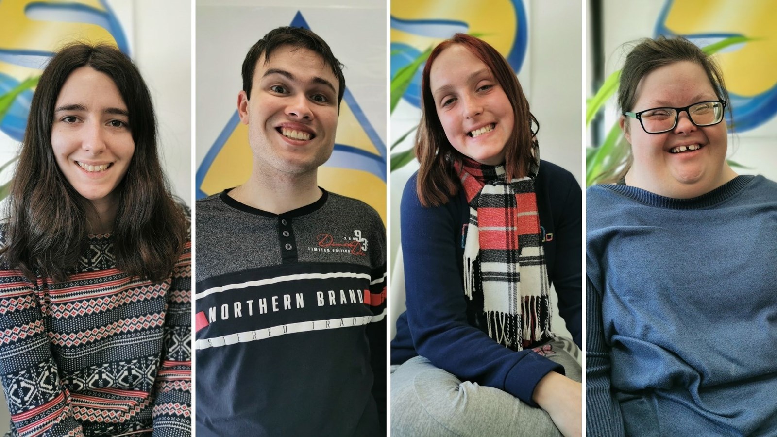 Élizabeth Morin, Félix Veilleux, Audréanne Giroux et Alicia Paquet-Boucher.
