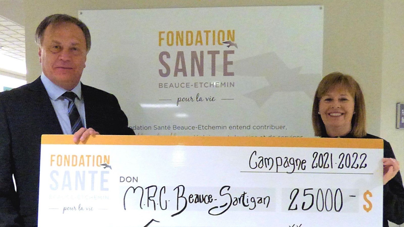 Dany Quirion et Lyne Poulin.