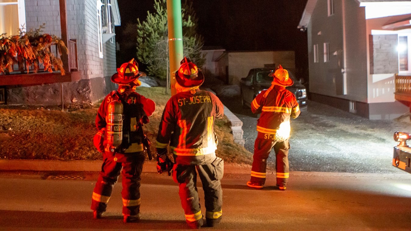 Feu de cheminée à Saint-Joseph