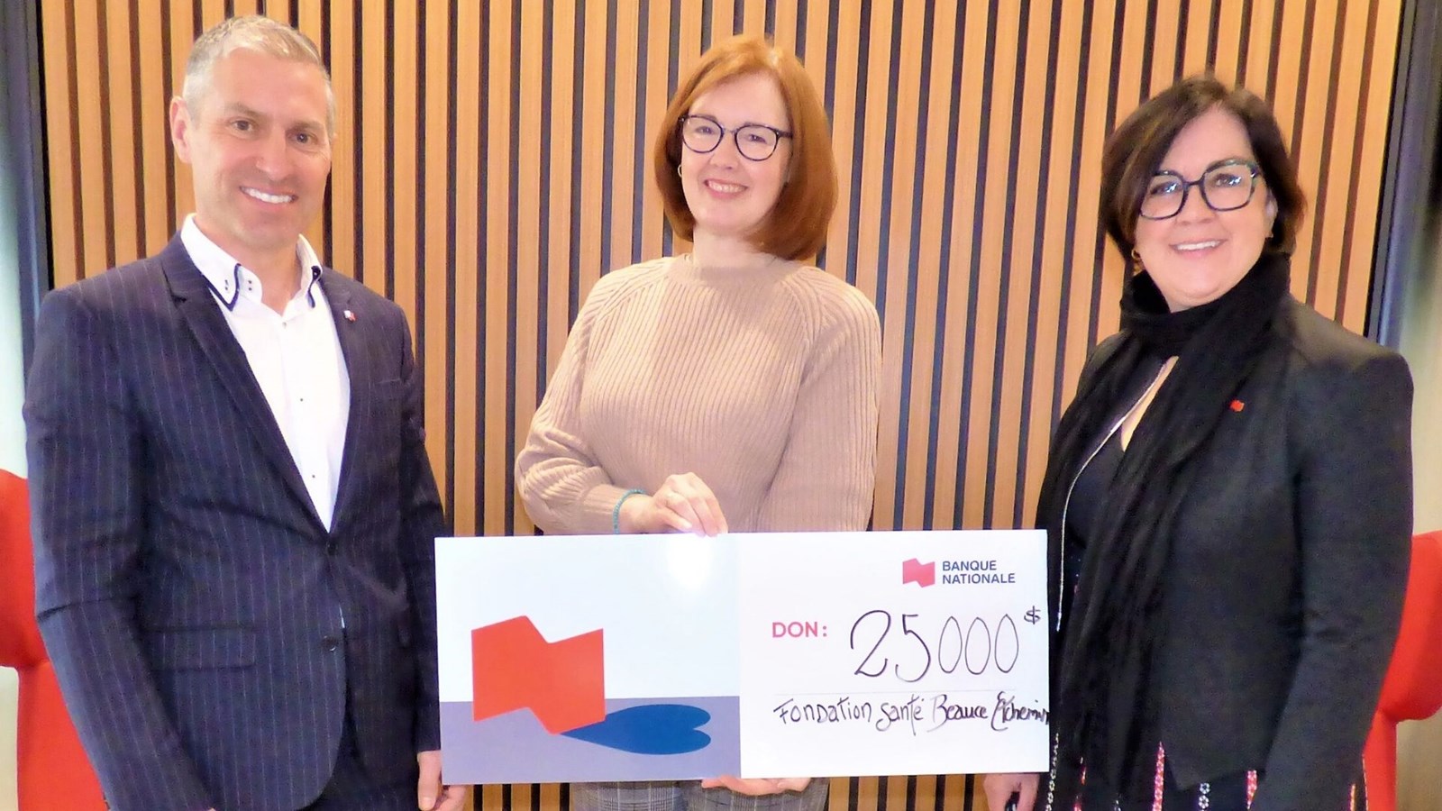 La Banque Nationale remet 25 000 $ à la FSBE