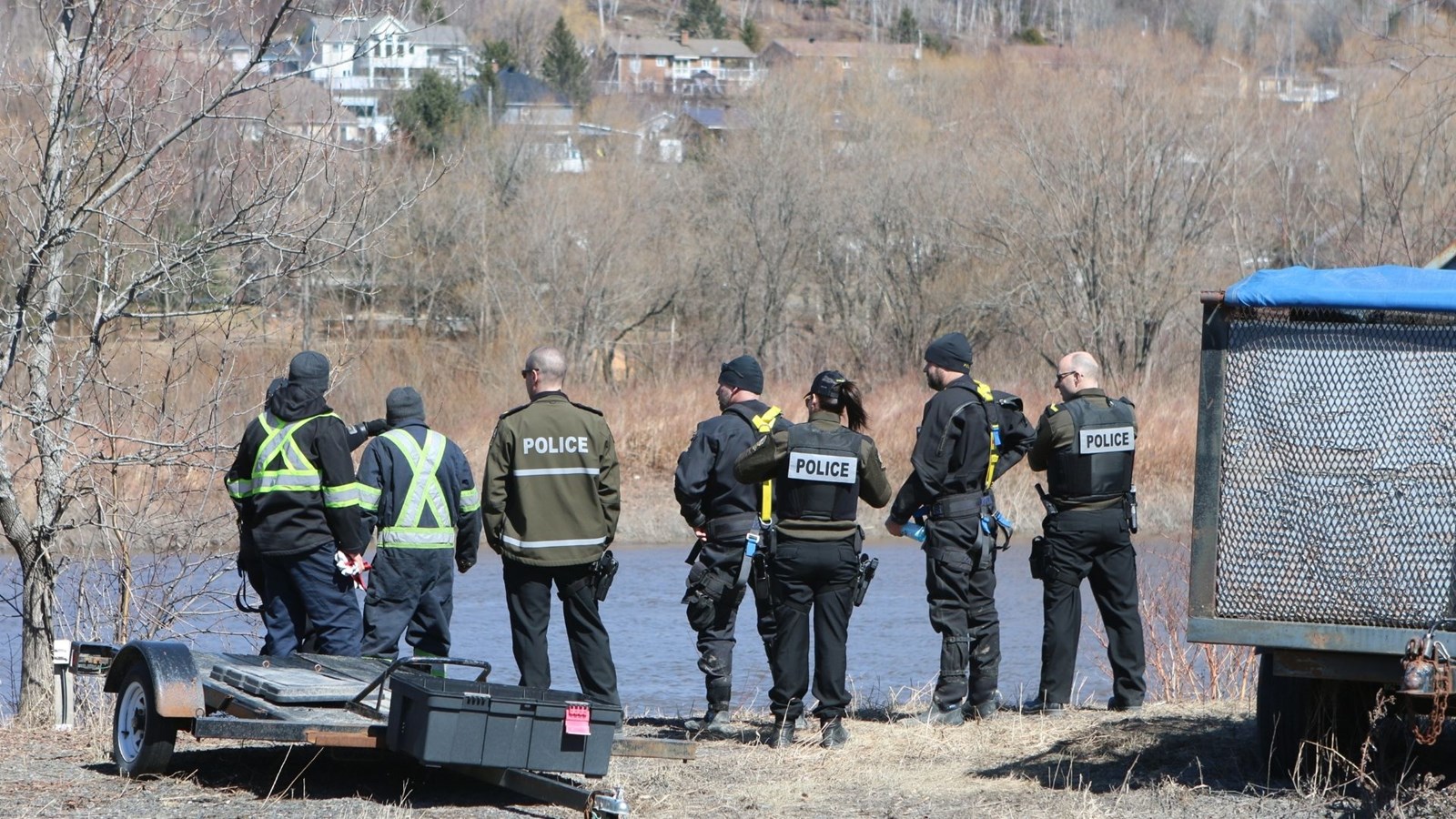 La camionnette dans la rivière Chaudière a été retrouvée