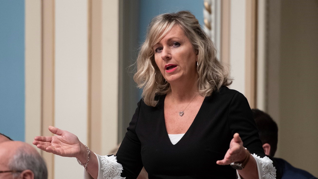 La ministre des Affaires municipales et de l'Habitation, Andrée Laforest.