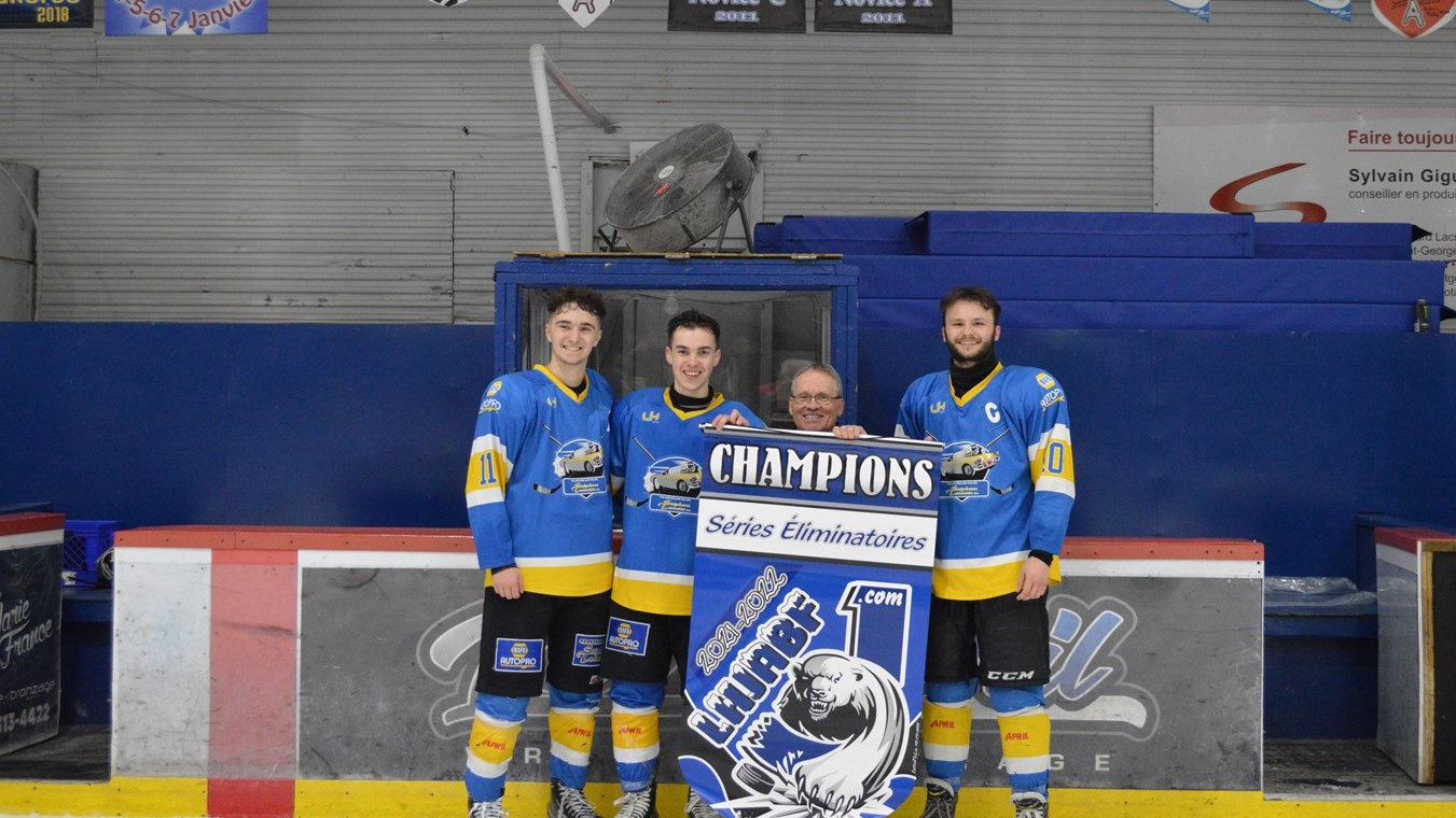 Le Garage Stéphane Turcotte de Saint-Éphrem remporte le championnat de la LHJABF
