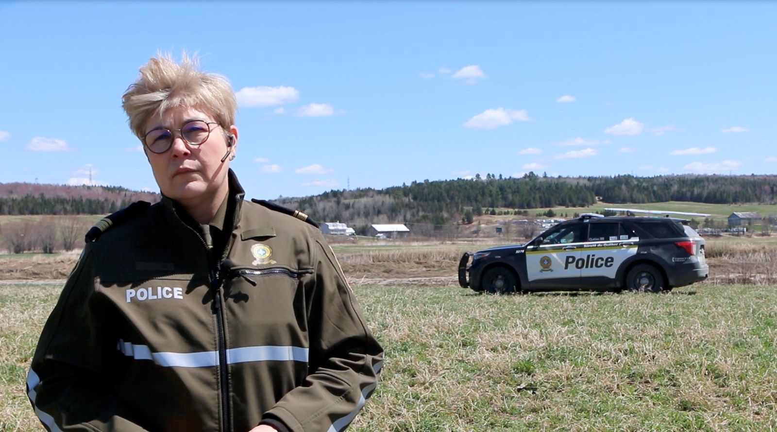 Opération policière à Beauceville: un corps retrouvé dans la rivière