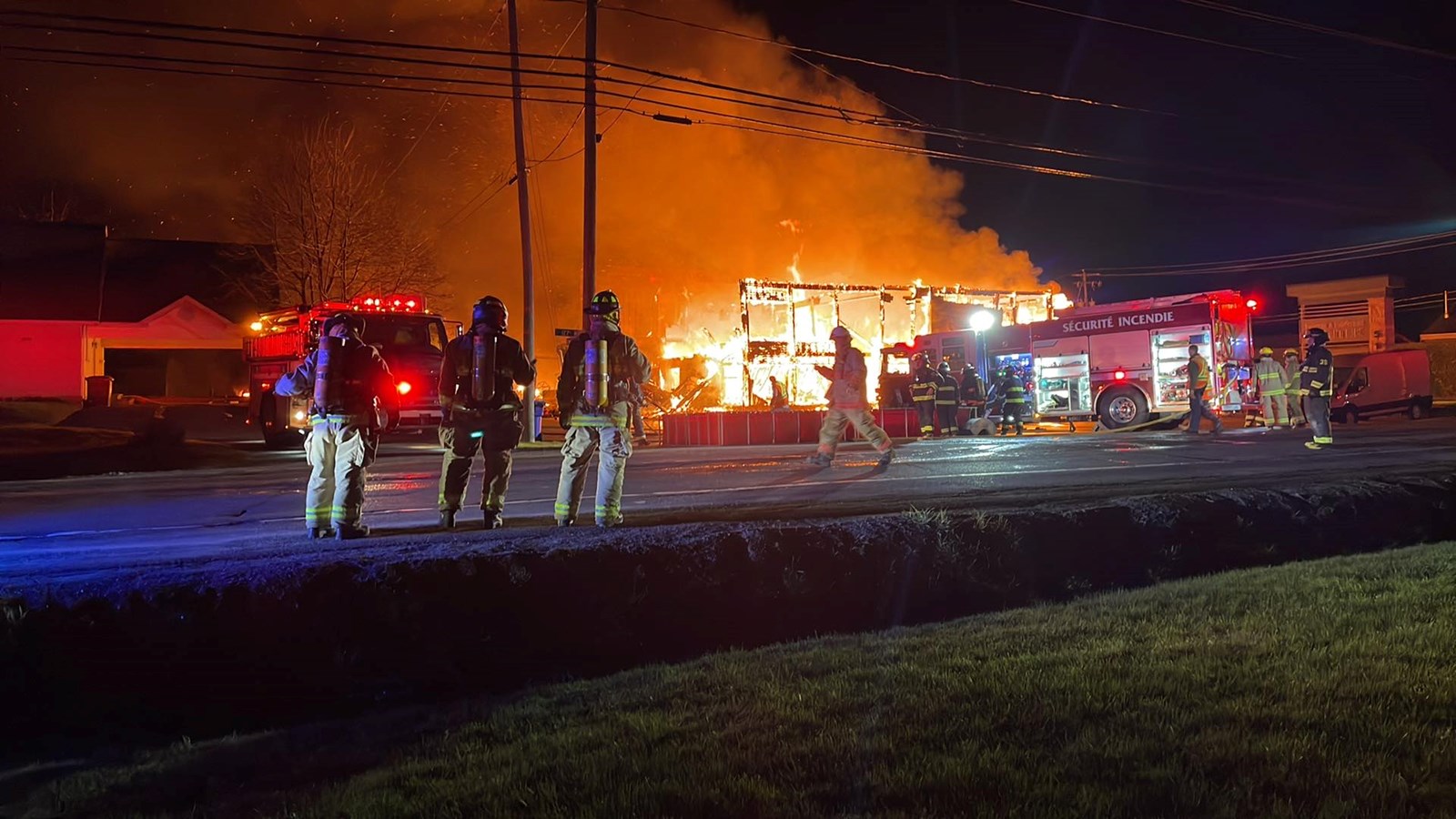 Incendie majeur à l'entreprise Abritek