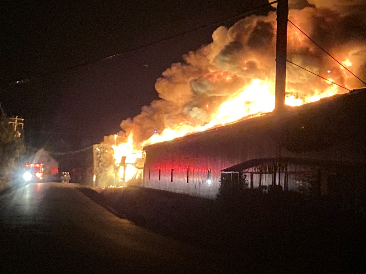 Incendie majeur à l'entreprise Abritek