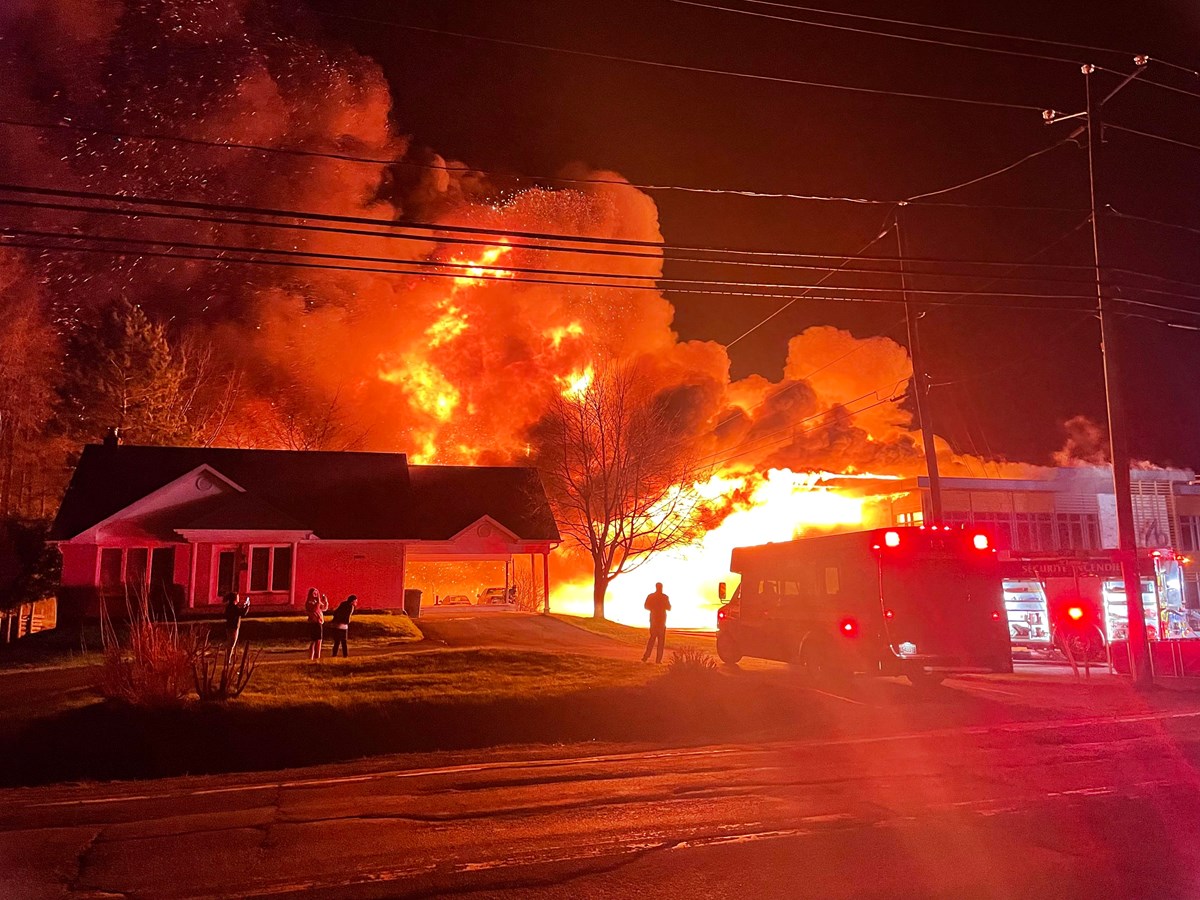 Incendie majeur à l'entreprise Abritek