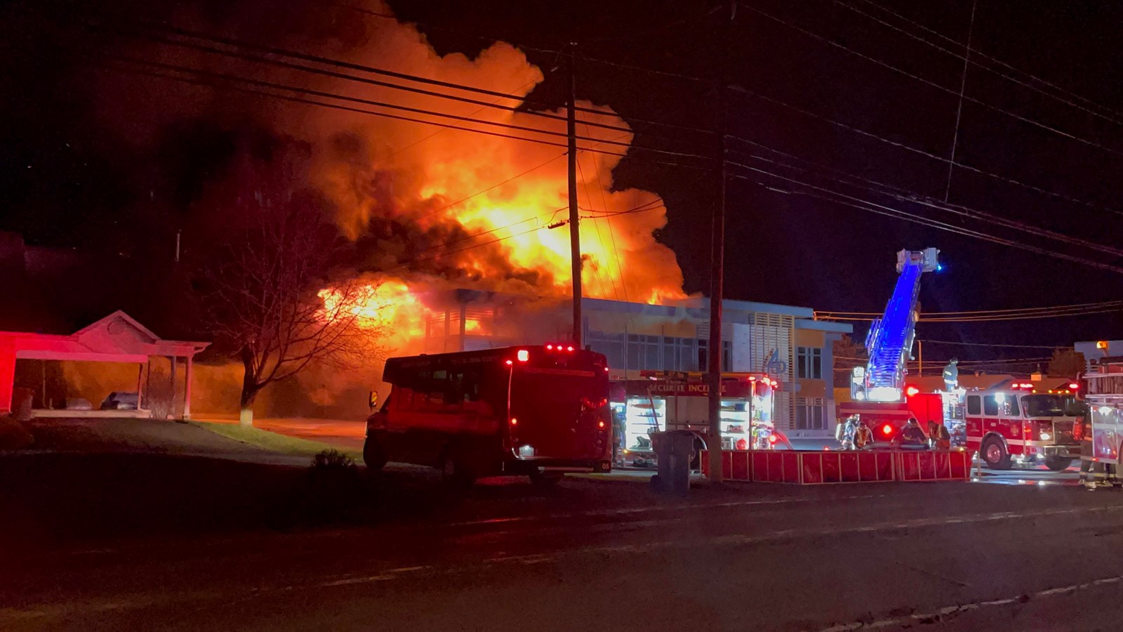 Incendie majeur à l'entreprise Abritek