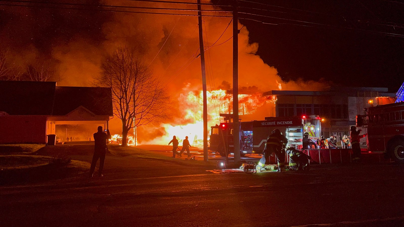 Incendie majeur à l'entreprise Abritek