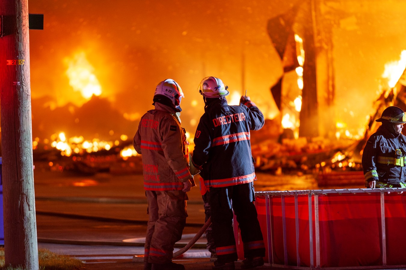 L'usine d'Abritek entièrement rasée par les flammes