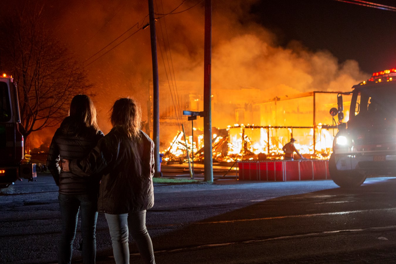 L'usine d'Abritek entièrement rasée par les flammes