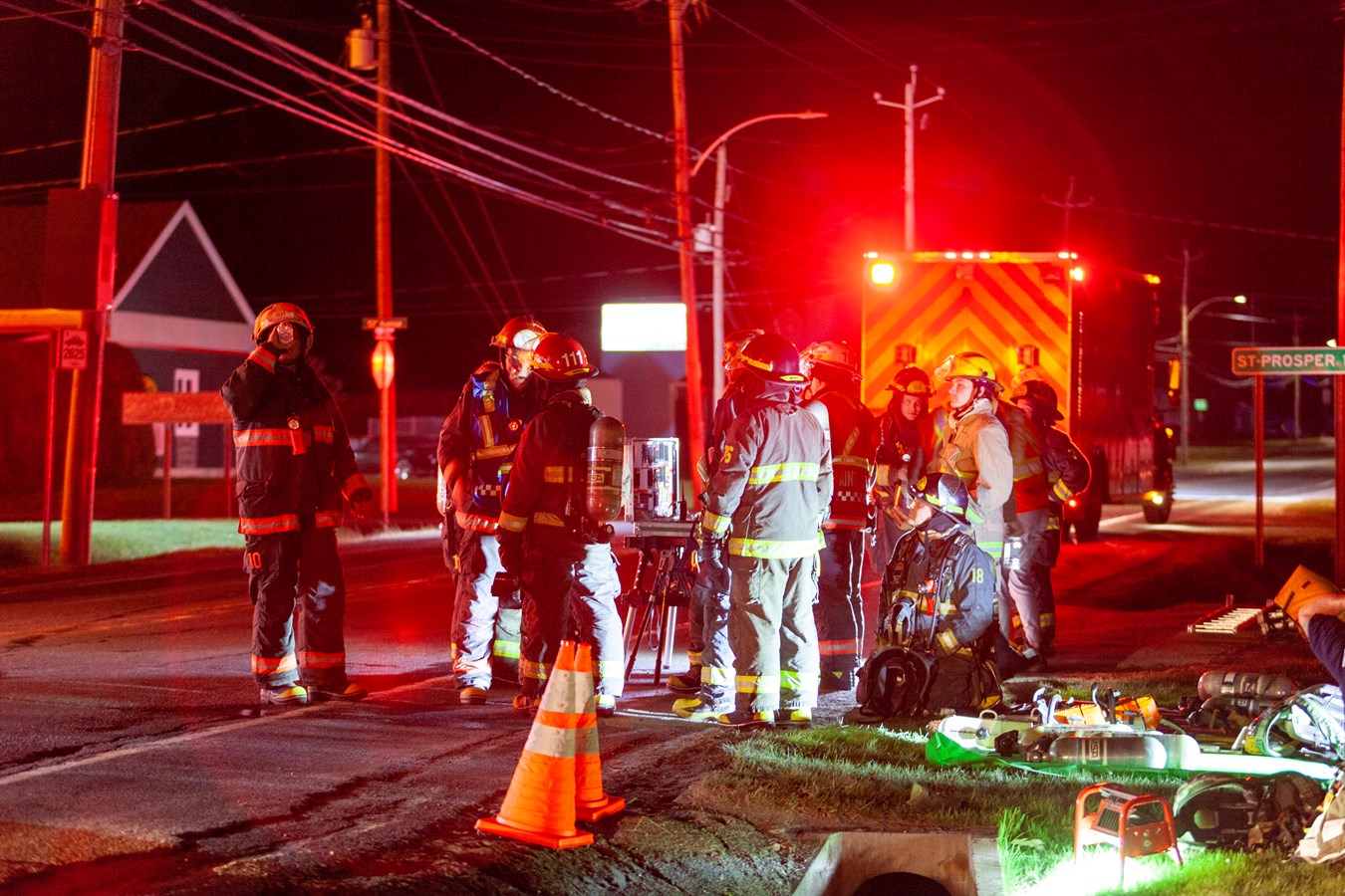 L'usine d'Abritek entièrement rasée par les flammes