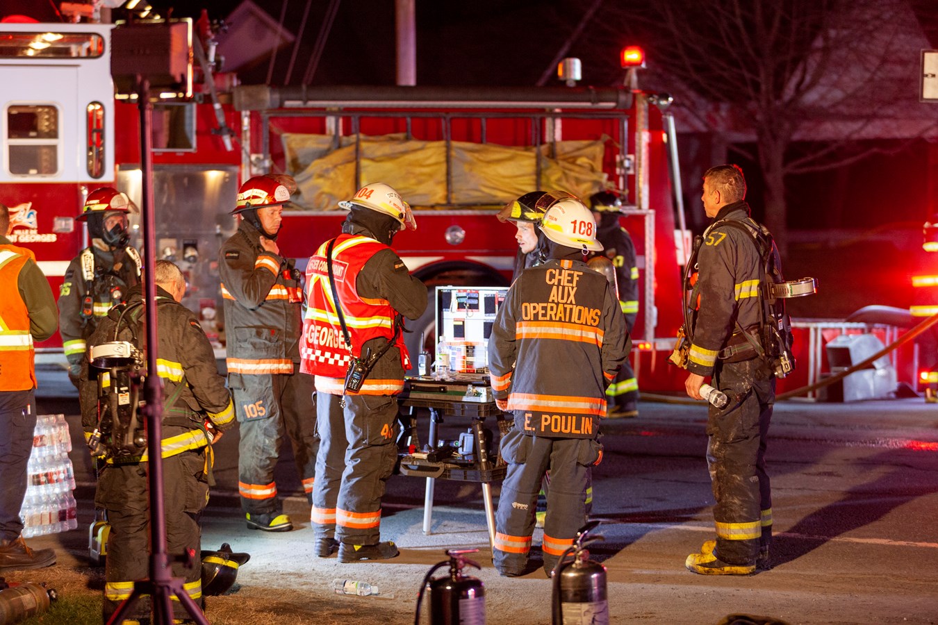 L'usine d'Abritek entièrement rasée par les flammes