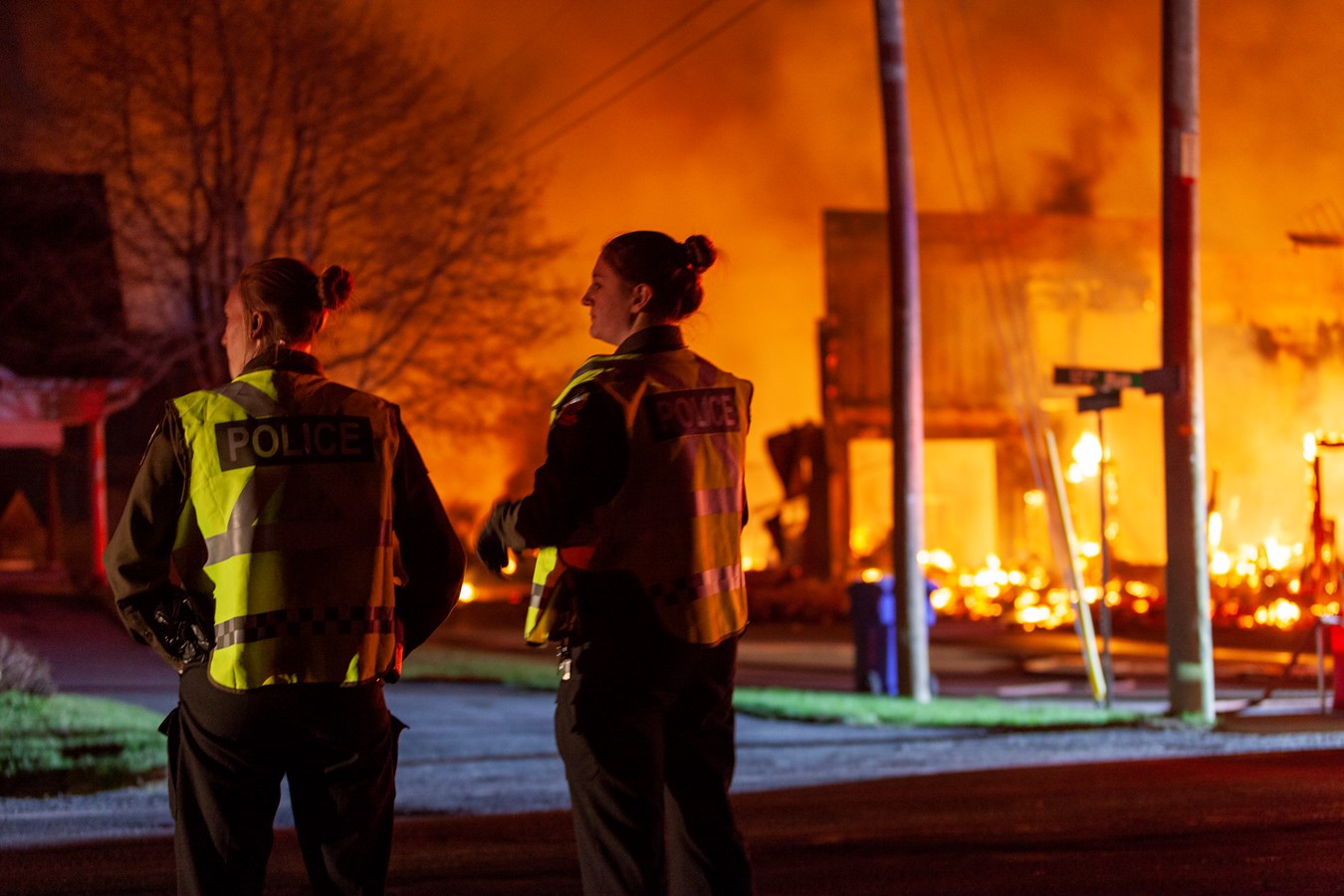 L'usine d'Abritek entièrement rasée par les flammes