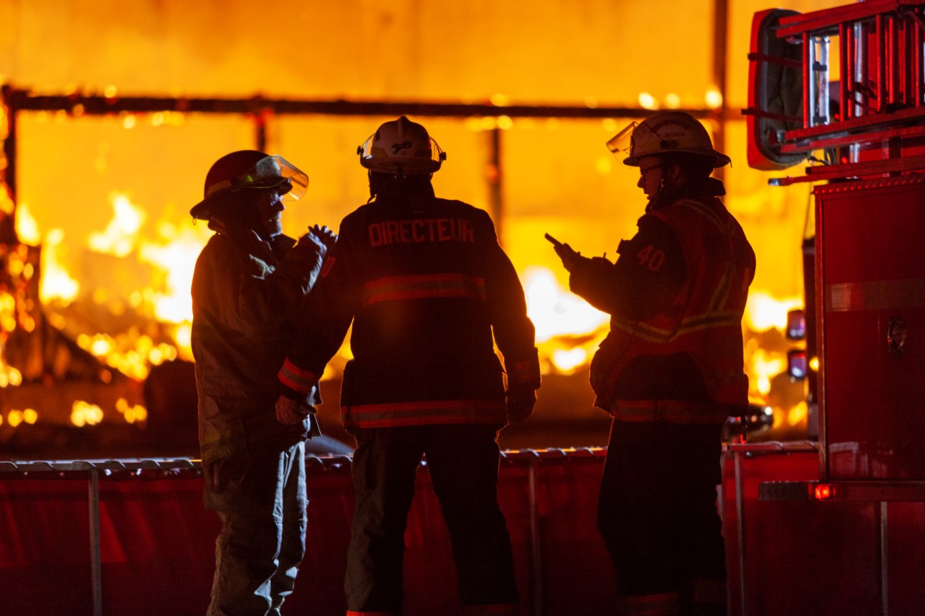 L'usine d'Abritek entièrement rasée par les flammes