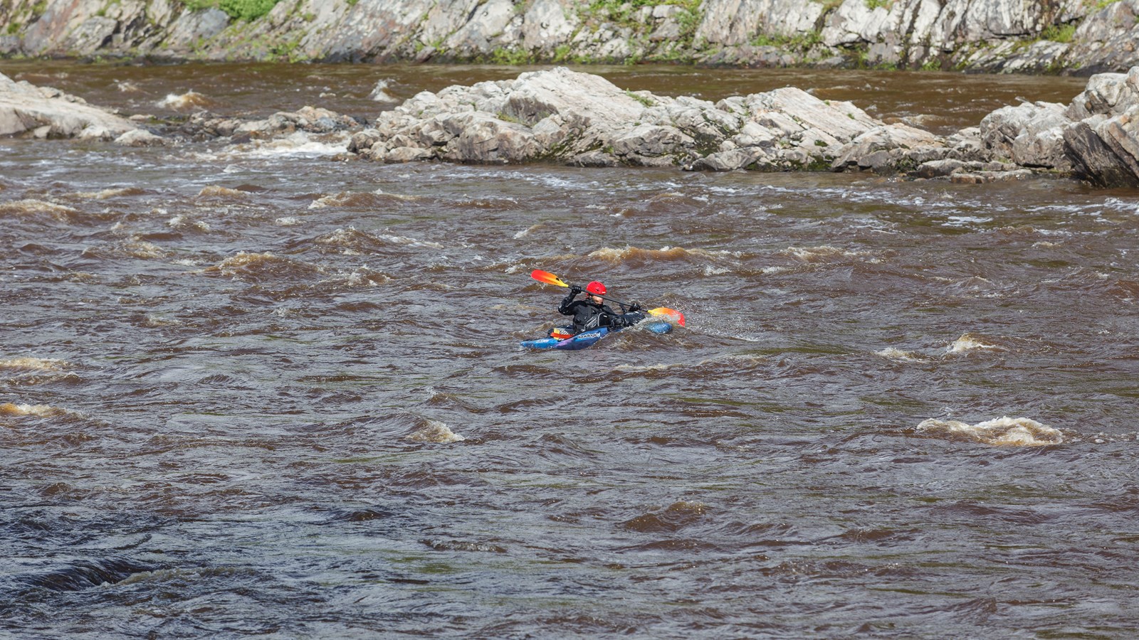 Gopal Ducharme a traversé Saint-Georges aujourd'hui