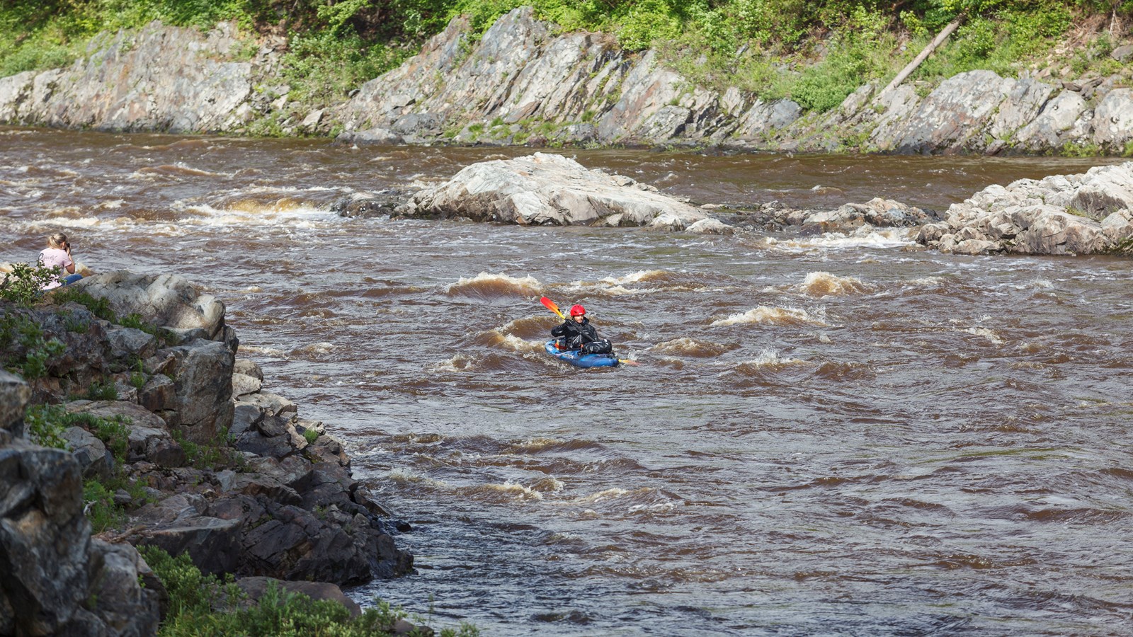 Gopal Ducharme a traversé Saint-Georges aujourd'hui