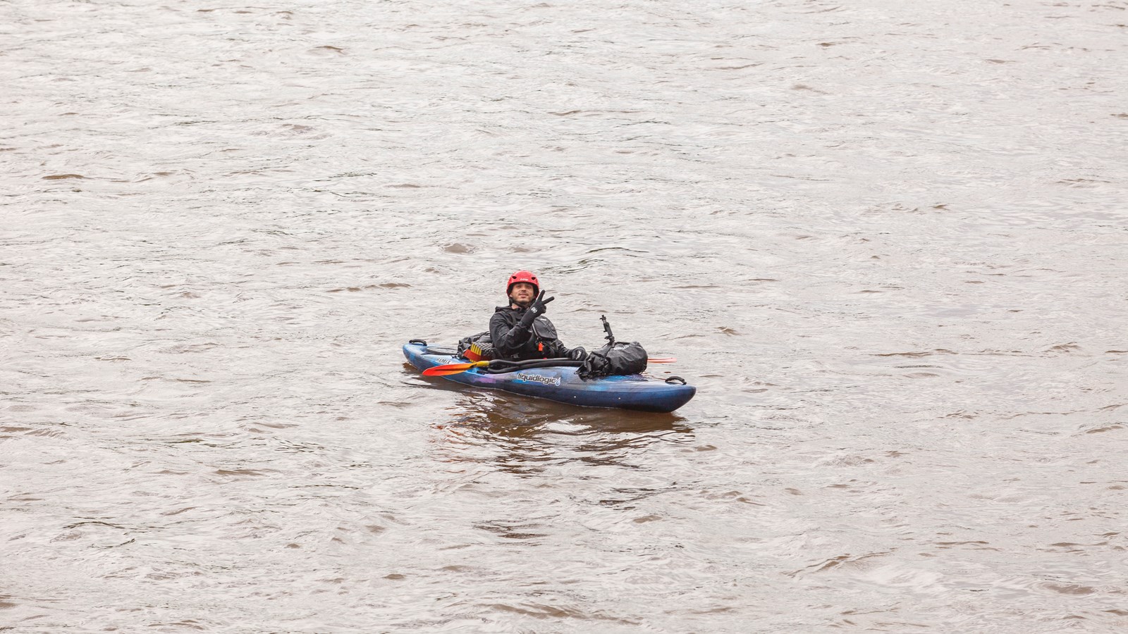 Gopal Ducharme a traversé Saint-Georges aujourd'hui