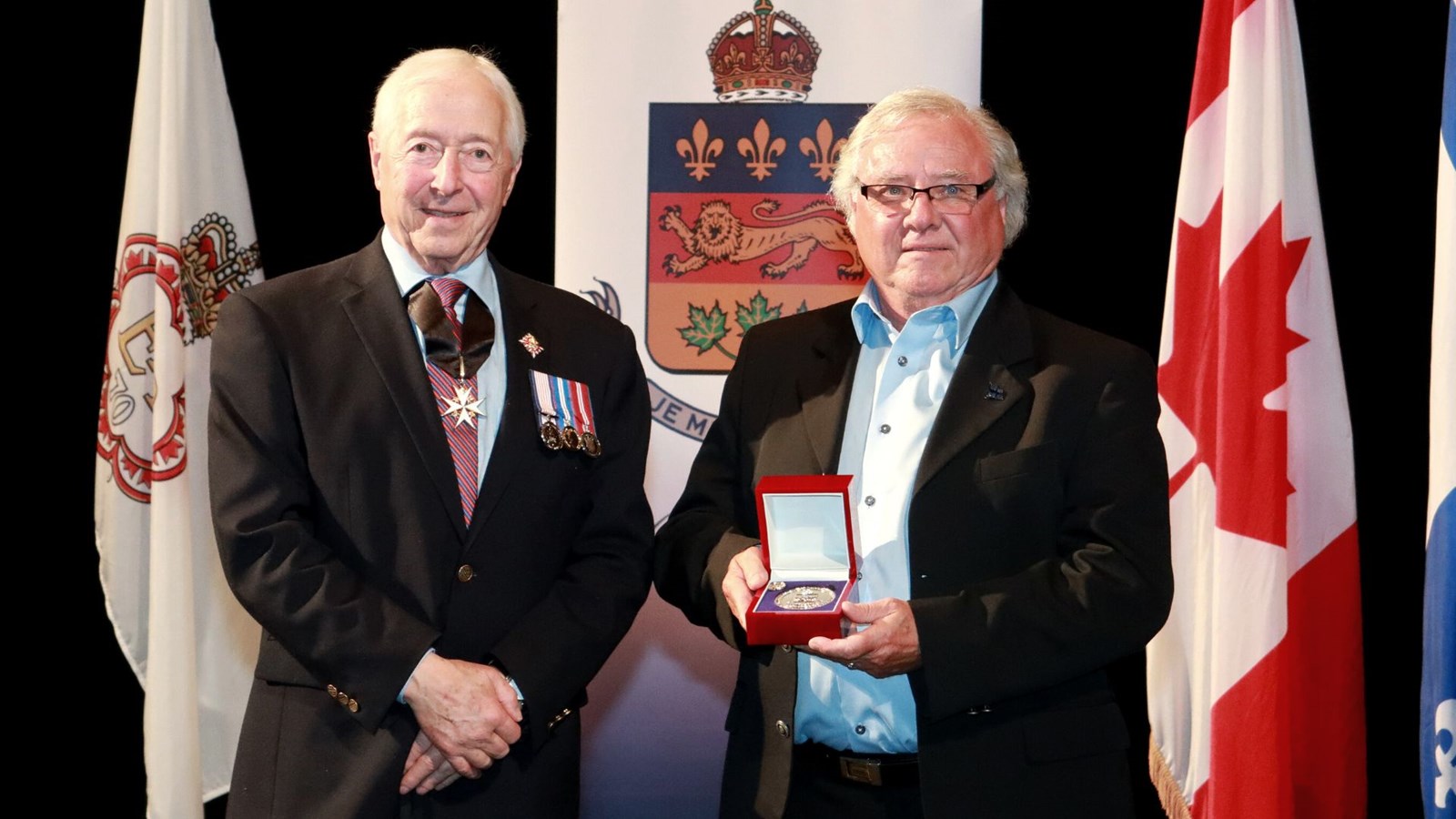 Michel Roy, de La Guadeloupe, a obtenu la médaille pour mérite exceptionnel.