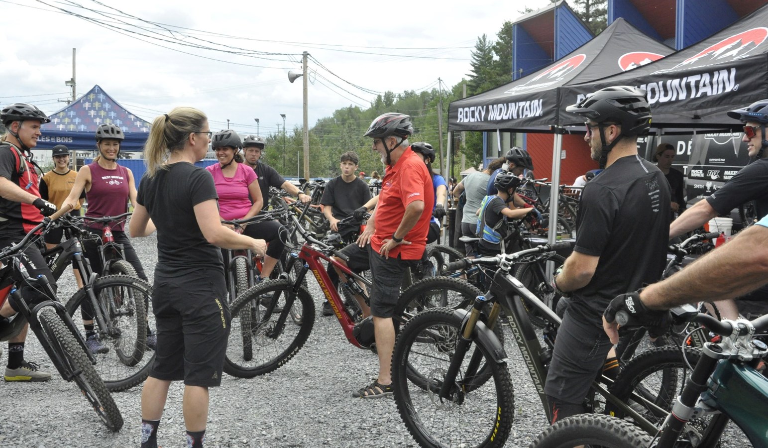 Un franc succès pour la démonstration de vélo de montagne MSG Saint-Georges