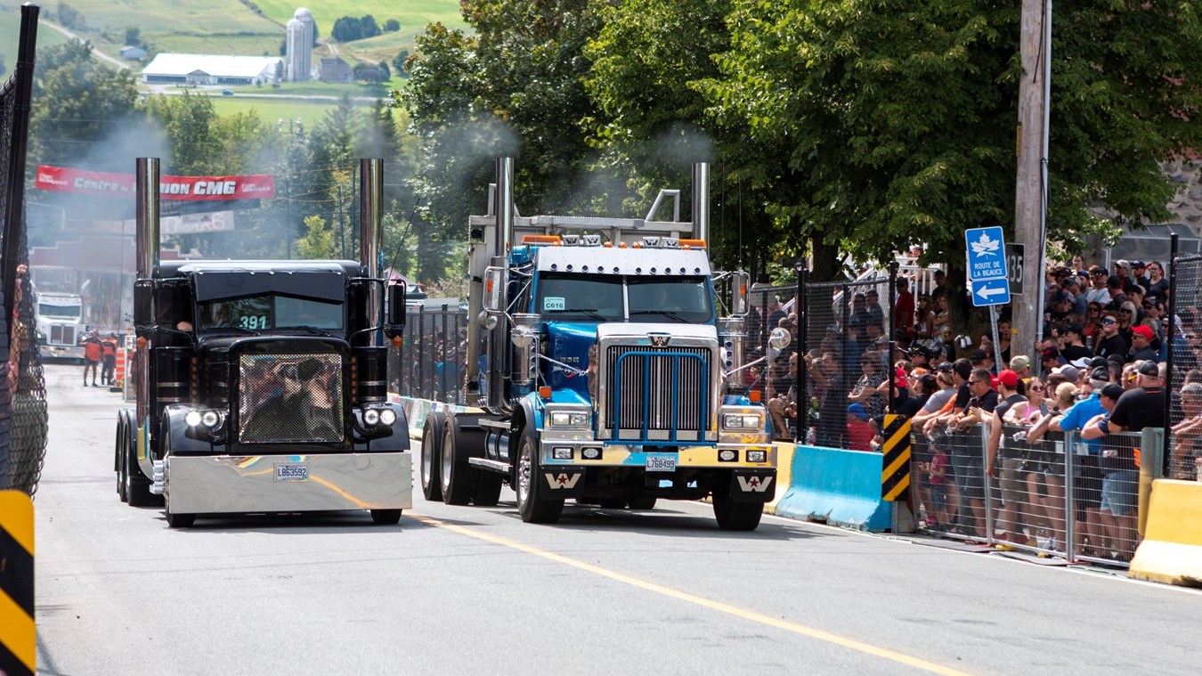 L'accélération de camions de Saint-Joseph en images