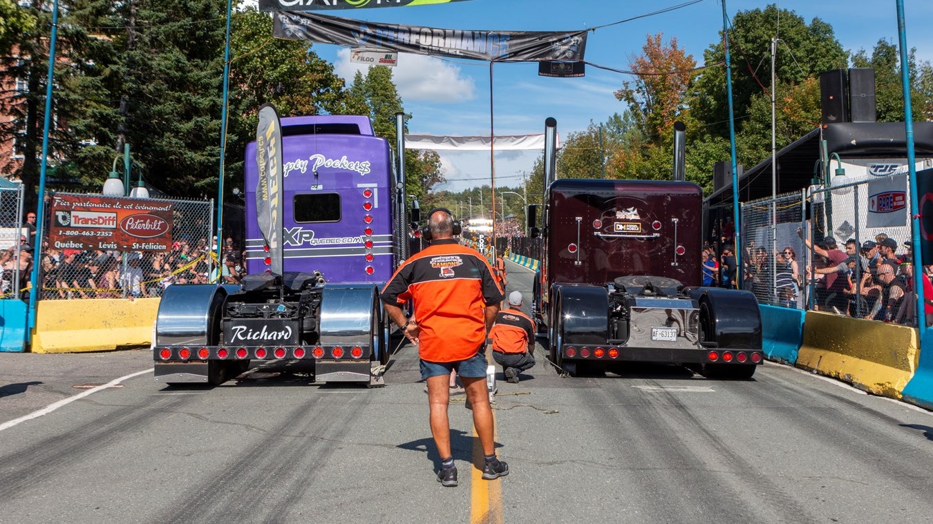 L'accélération de camions de Saint-Joseph en images