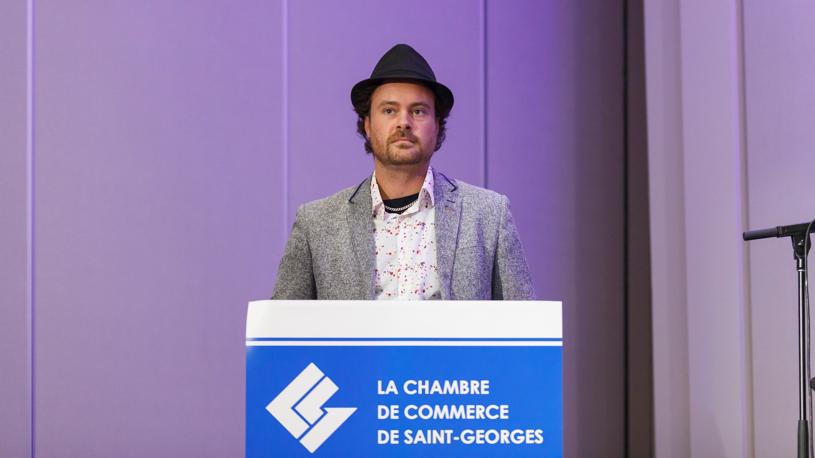 Samuel Poulin, président de la Chambre de commerce de Saint-Georges