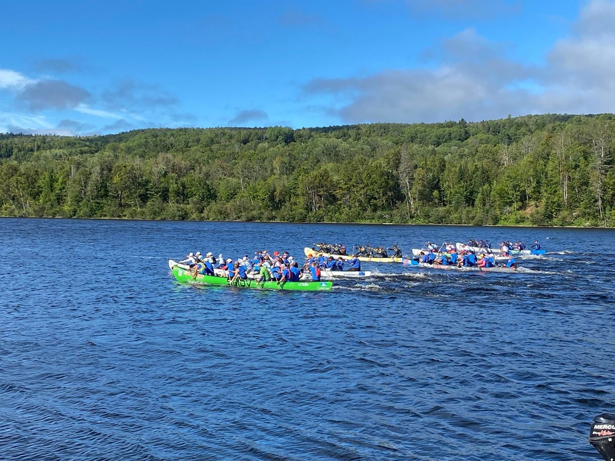L'équipe de canotage Drakkar de Beauce contente de reprendre du service