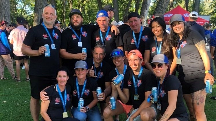L'équipe de canotage Drakkar de Beauce contente de reprendre du service