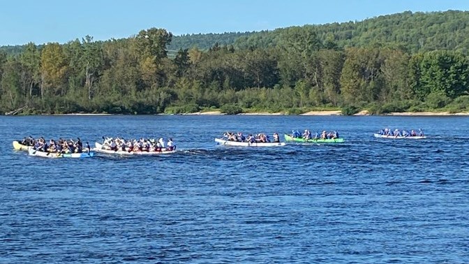L'équipe de canotage Drakkar de Beauce contente de reprendre du service
