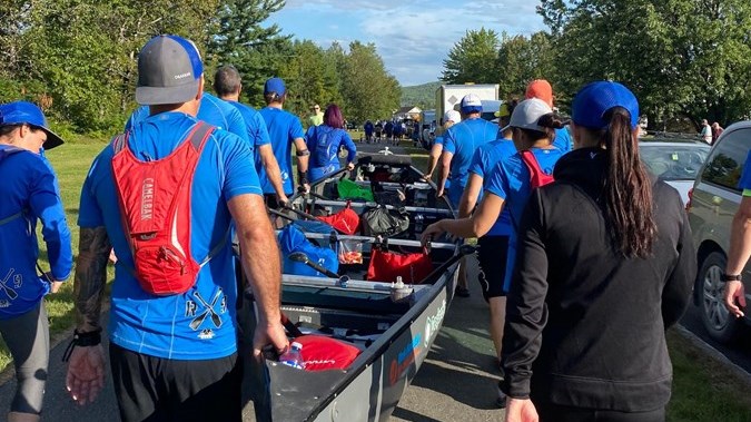 L'équipe de canotage Drakkar de Beauce contente de reprendre du service