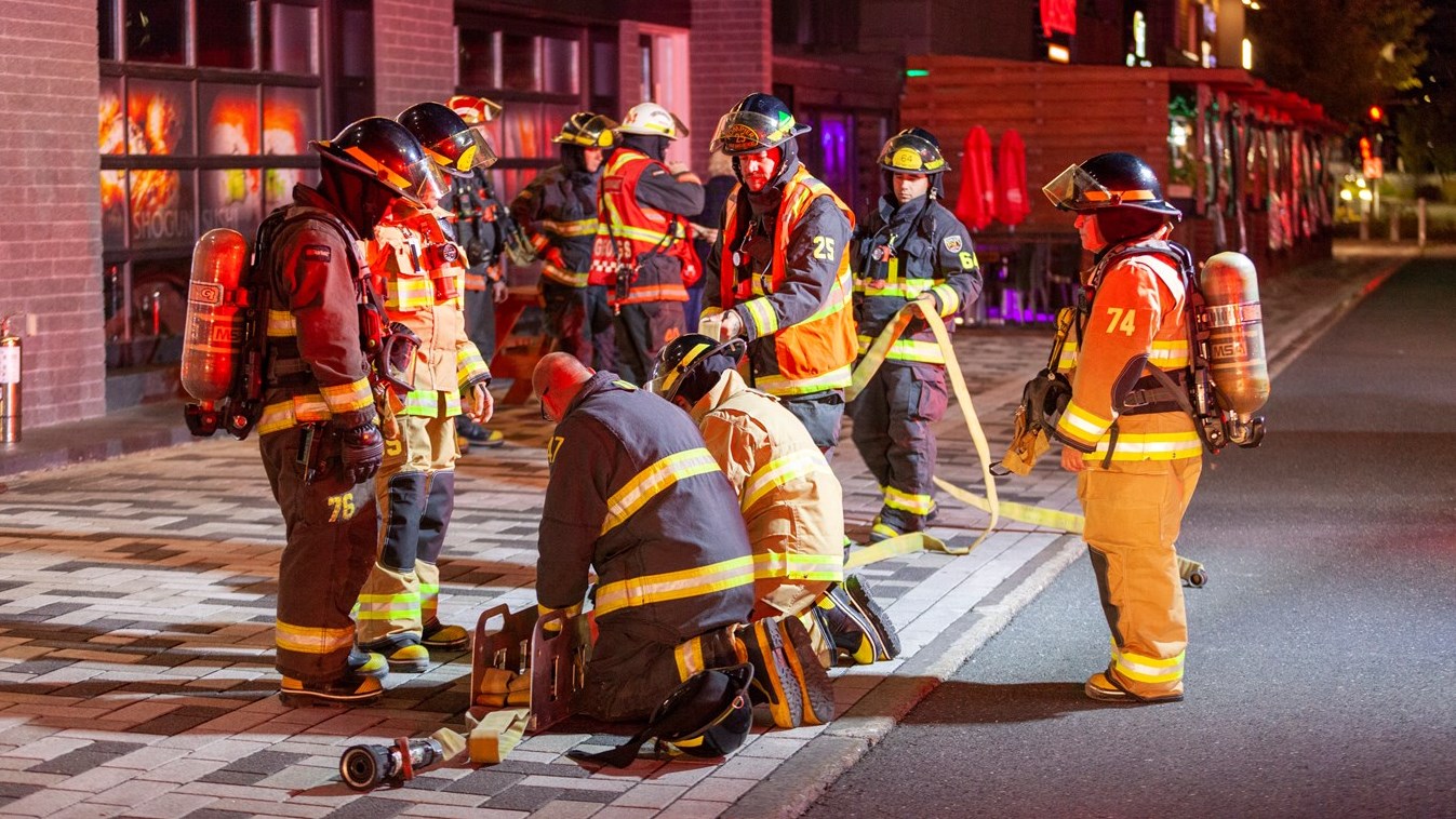 Courte intervention des pompiers au resto Shogun Sushi