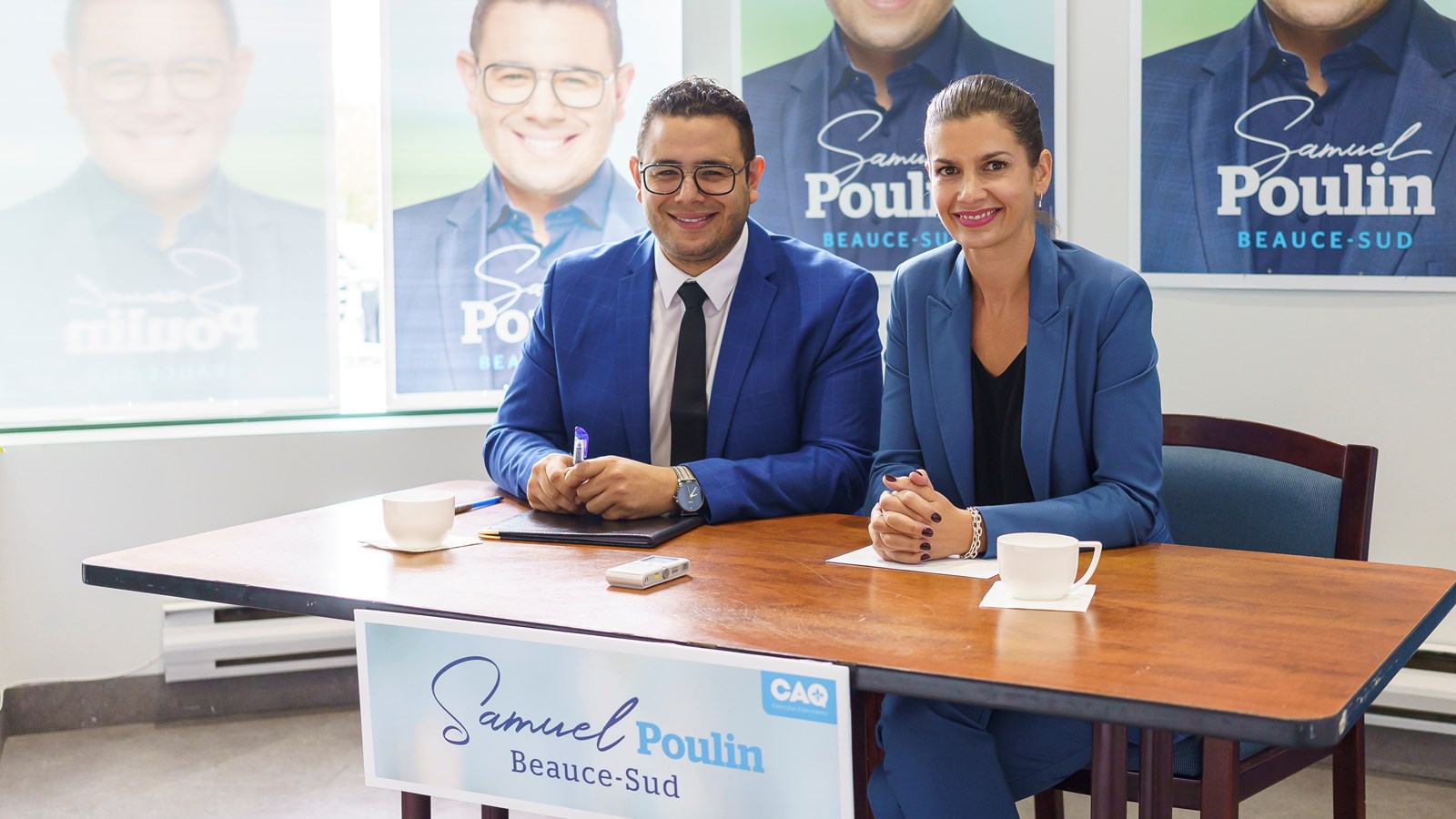 Samuel Poulin et Geneviève Guilbault
