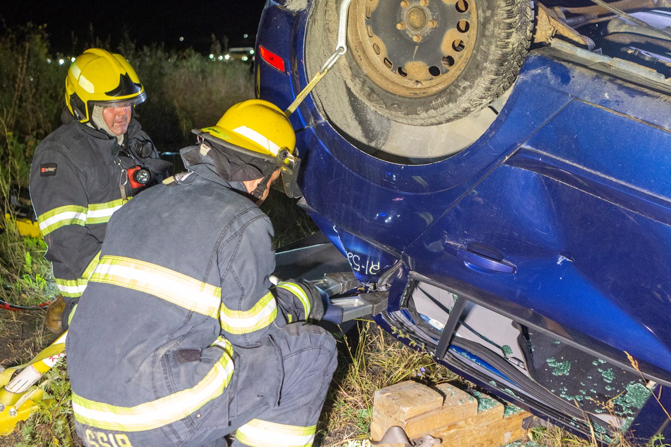 Les pompiers de Beauceville s'entraînent pour mieux intervenir