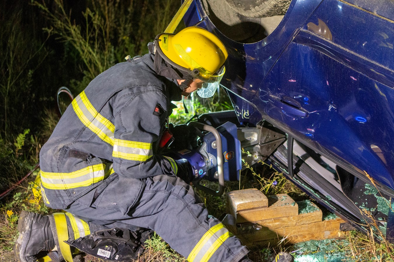 Les pompiers de Beauceville s'entraînent pour mieux intervenir