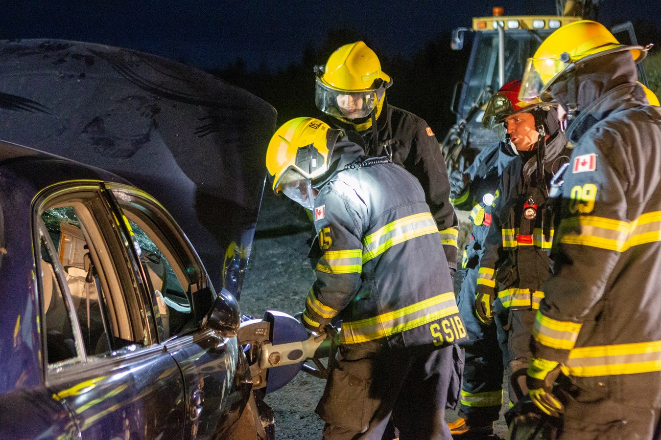 Les pompiers de Beauceville s'entraînent pour mieux intervenir