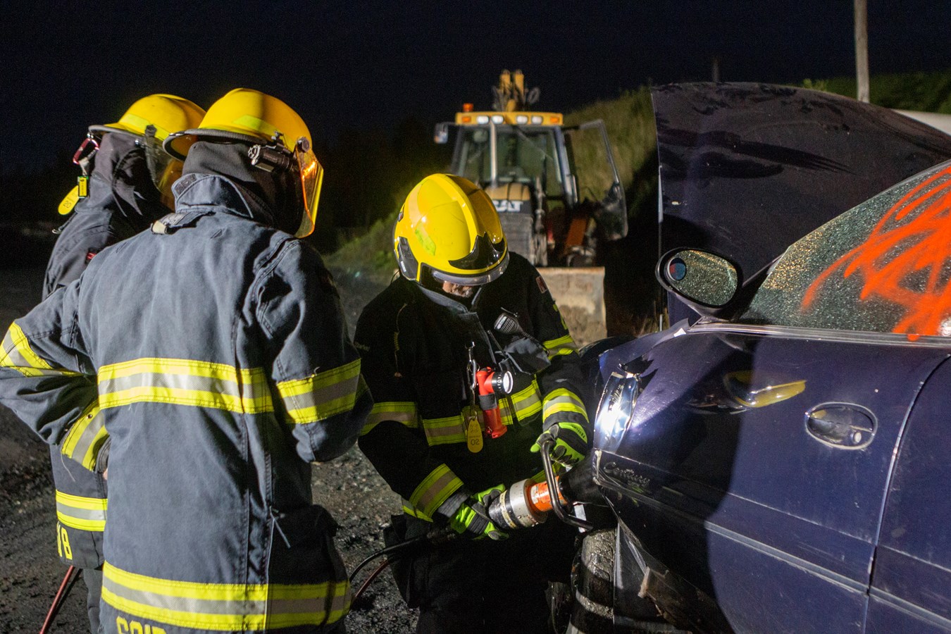 Les pompiers de Beauceville s'entraînent pour mieux intervenir