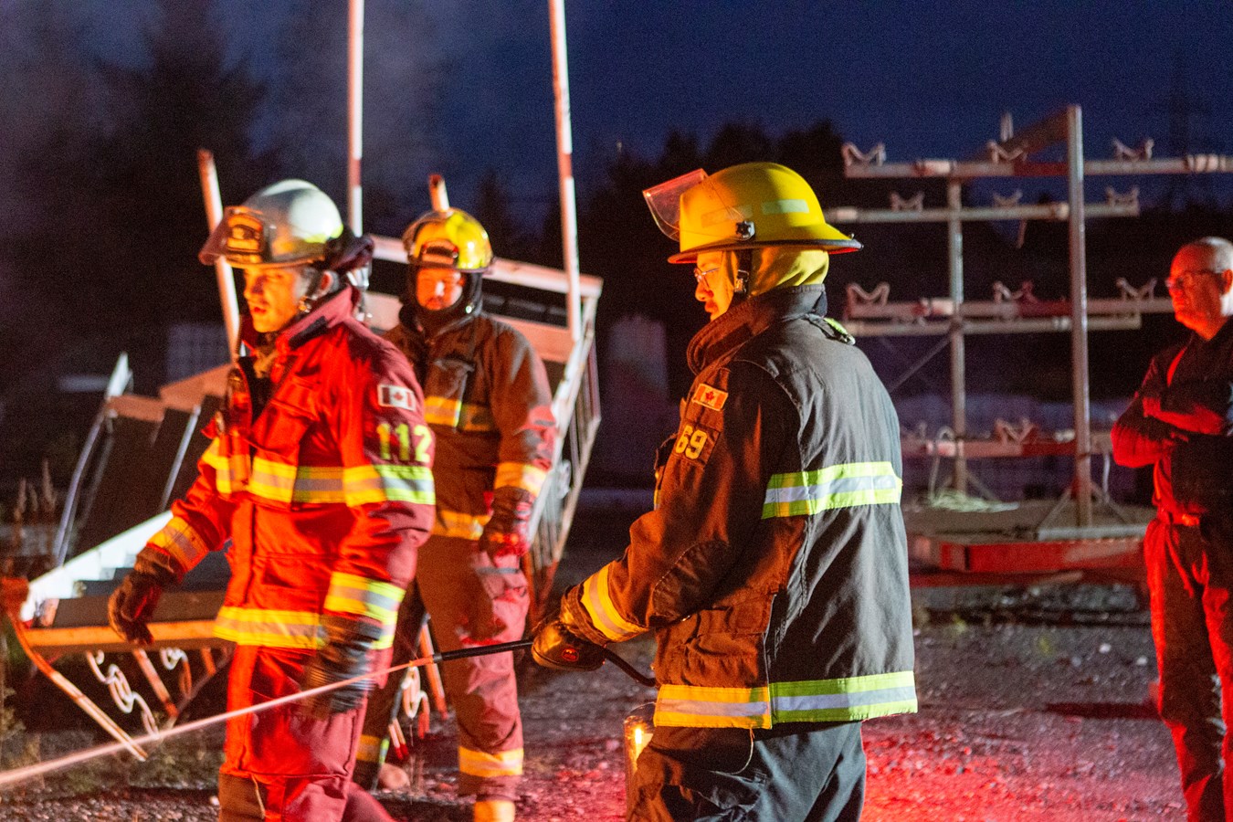 Les pompiers de Beauceville s'entraînent pour mieux intervenir